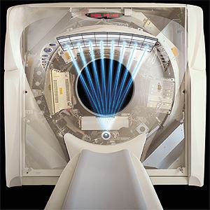 CT Fächerstrahl und Detektor